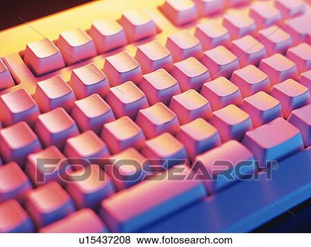 Keyboard, Close Up, Toned Image View Large Photo Image Stock Photo - Keyboard, Close Up, Toned Image. Fotosearch