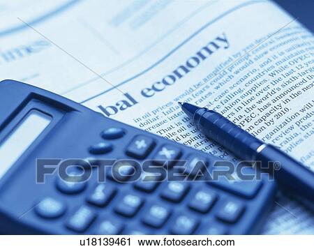 Calculator, pen and news paper, High Angle View, Toned Image View Large Photo Image Stock Image - Calculator, pen and news paper, High Angle View, Toned Image. Fotosearch