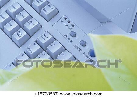 Keyboard, Pin Focus, High Angle View View Large Photo Image Stock Photo - Keyboard, Pin Focus, High Angle View. Fotosearch
