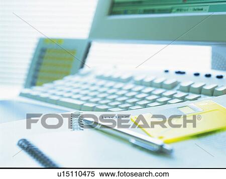 Stock Photography - Office items, Pin Focus. Fotosearch