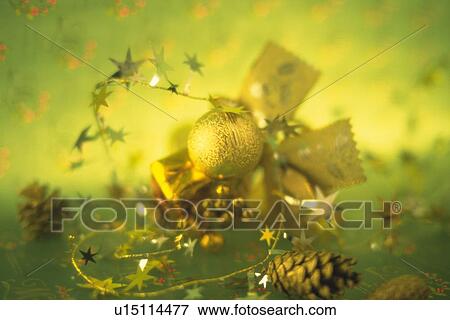 Christmas ornaments, close up View Large Photo Image Stock Photo - Christmas ornaments, close up. Fotosearch