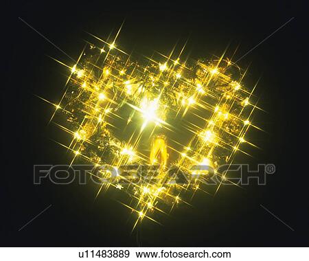Illuminated Christmas wreath, front view View Large Photo Image Stock Photo - Illuminated Christmas wreath, front view. Fotosearch