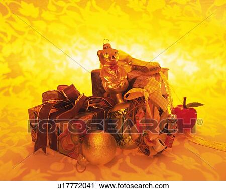 Pile of Christmas presents, high angle view, toned image View Large Photo Image Stock Image - Pile of Christmas presents, high angle view, toned image. Fotosearch