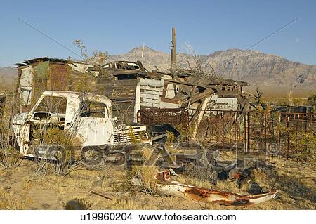 Falling down old mining buildings in mining area View Large Photo Image Picture - Falling down old mining buildings in mining area . Fotosearch