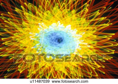 A glowing explosion pattern of yellow laser light View Large Photo Image Stock Photo - A glowing explosion pattern of yellow laser light. Fotosearch