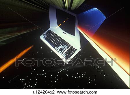 Space special effects composite of computer in space View Large Photo Image Stock Image - Space special effects composite of computer in space. Fotosearch