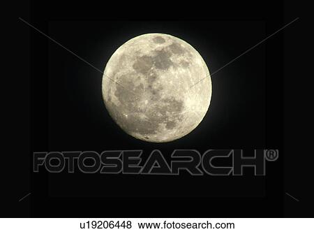A close-up of a pale full moon against a black starless sky View Large Photo Image Stock Photo - A close-up of a pale full moon against a black starless sky. Fotosearch