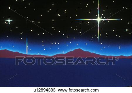 Starry background above a composited purple landscape extending to the horizon View Large Photo Image Stock Image - Starry background above a composited purple landscape extending to the horizon. Fotosearch