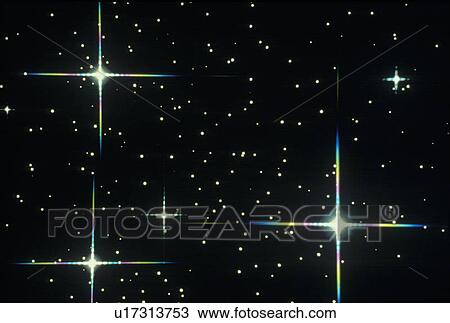 Stock Image - Starry sky. Fotosearch