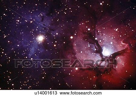 Trifid Nebula M22 in the constellation Sagittarius View Large Photo Image Stock Image - Trifid Nebula M22 in the constellation Sagittarius. Fotosearch