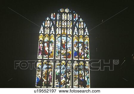 A stain glass window in a church View Large Photo Image Stock Photo - A stain glass window in a church. Fotosearch