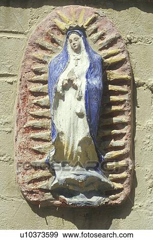 Stock Photo - A statue of Virgin Mary. Fotosearch