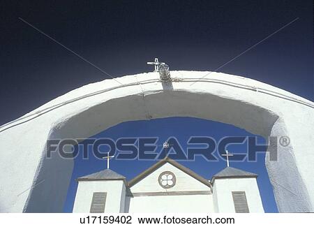 Stock Image - Catholic Church in Southwest. Fotosearch