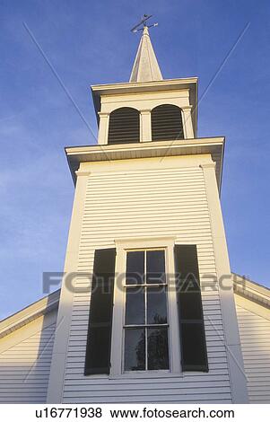 Stock Photo - Church in America. Fotosearch