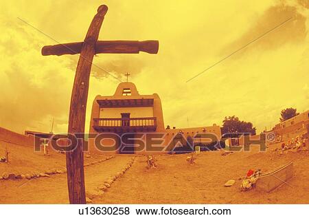Mission in New Mexico View Large Photo Image Stock Photo - Mission in New Mexico. Fotosearch