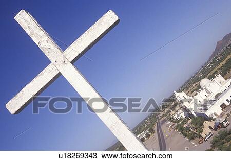 Stock Image - The Mission San Xavier Del Bac. Fotosearch