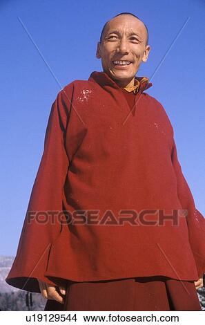 Tibetan Monk at Tibetan Monastery View Large Photo Image Picture - Tibetan Monk at Tibetan Monastery . Fotosearch