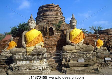 Stock Photography - Wat Chang Lom Ancient Buddhist Temple at Sri Satchanaiai Historical Park. Fotosearch