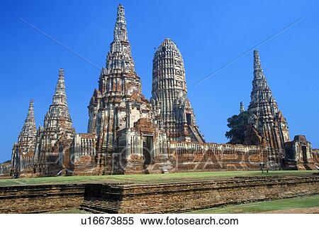 Stock Photography - Wat Chang Lom Ancient Buddhist Temple at Sri Satchanaiai Historical Park, Thailand. Fotosearch