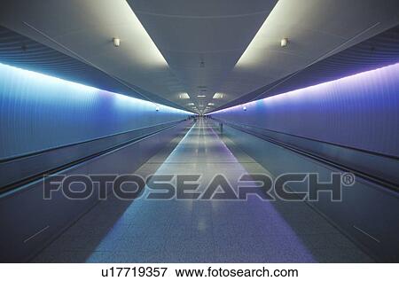 An airline tunnel View Large Photo Image Stock Photo - An airline tunnel. Fotosearch