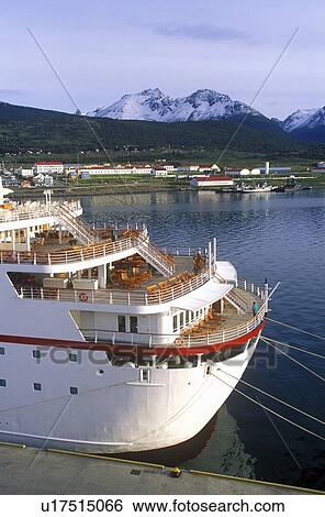 Cruise ship at dock View Large Photo Image Stock Photograph - Cruise ship at dock. Fotosearch
