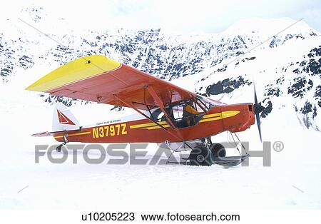 Airplane in the snow View Large Photo Image Stock Image - Airplane in the snow. Fotosearch