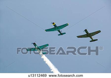 Airplanes in formation View Large Photo Image Stock Photo - Airplanes in formation. Fotosearch