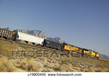 Stock Photography - Freight train. Fotosearch
