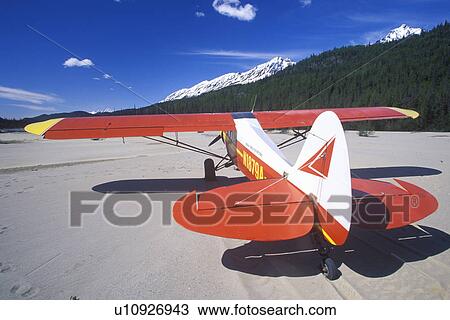 Stock Image - Rear View of Airplane. Fotosearch