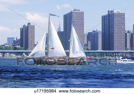 Picture - Tall ships sailing, New York. Fotosearch