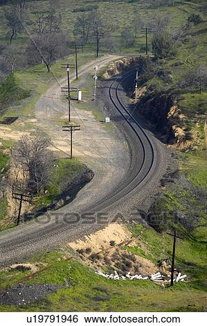 The Tehachapi Train Loop View Large Photo Image Stock Photograph - The Tehachapi Train Loop. Fotosearch