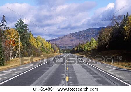 Stock Image - Open road. Fotosearch