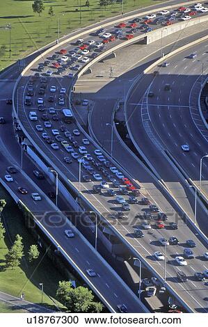 Rush Hour in Chicago View Large Photo Image Stock Image - Rush Hour in Chicago. Fotosearch