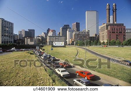 Rush hour traffic View Large Photo Image Stock Photo - Rush hour traffic. Fotosearch