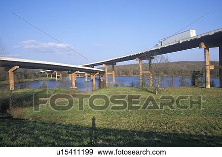 Two bridges crossing in Little Rock, Arkansas View Large Photo Image Stock Photo - Two bridges crossing in Little Rock, Arkansas. Fotosearch