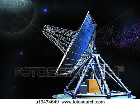 Stock Photo - black, space, universe, satellite, technology. Fotosearch