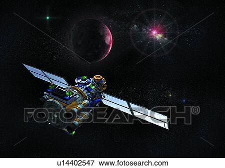 satellite, technology, black, universe, planet, space View Large Photo Image Stock Photo - satellite, technology, black, universe, planet, space. Fotosearch