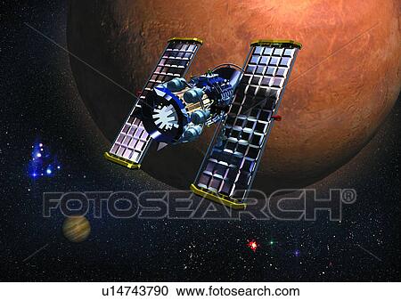 Stock Image - space, black, technology, universe, brown. Fotosearch