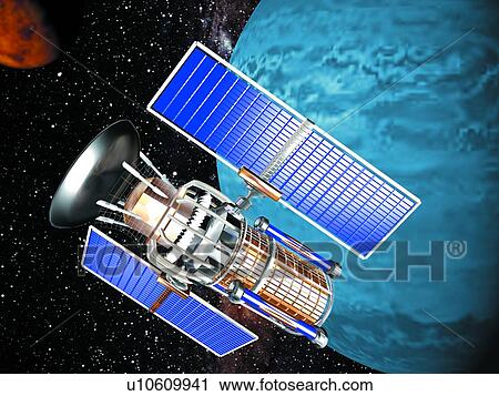 universe, space, satellite, black, blue View Large Photo Image Stock Image - universe, space, satellite, black, blue. Fotosearch