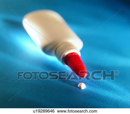 Stock Photograph - glue, stationary, pen. Fotosearch