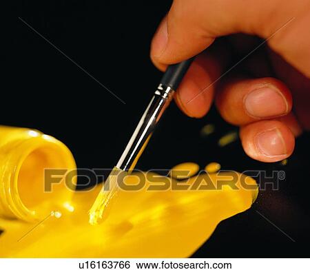 hand, stationary, paint, pen, brush View Large Photo Image Stock Photograph - hand, stationary, paint, pen, brush. Fotosearch