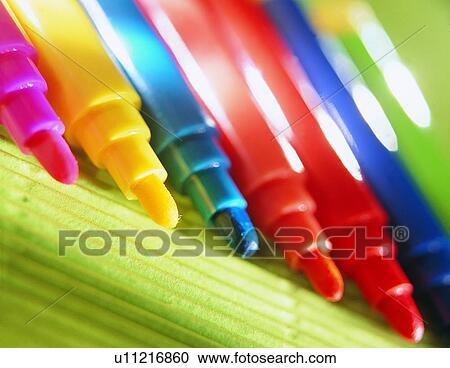Stock Image - marker, pen, stationary, pen. Fotosearch