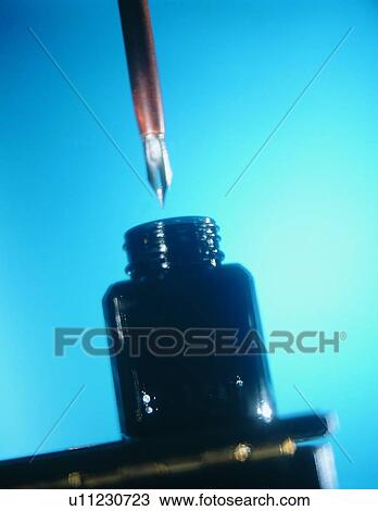 pen, stationary, brush, ink View Large Photo Image Stock Image - pen, stationary, brush, ink. Fotosearch
