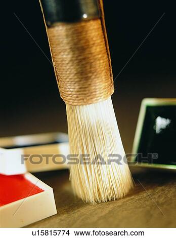 Picture - pen, stationary, brush. Fotosearch