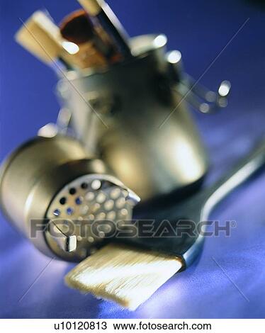 Stock Image - pen, stationary, brush. Fotosearch