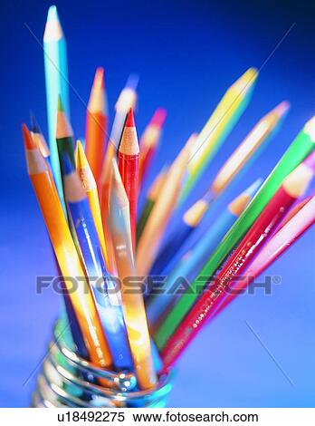 pen, stationary, pencil, colored, pencil View Large Photo Image Stock Photography - pen, stationary, pencil, colored, pencil. Fotosearch