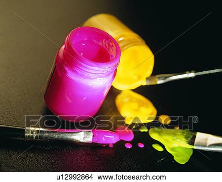 stationary, pen, paint, brush View Large Photo Image Picture - stationary, pen, paint, brush. Fotosearch