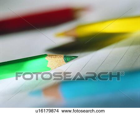 stationary, pen, pencil, pencil, colored View Large Photo Image Picture - stationary, pen, pencil, pencil, colored. Fotosearch
