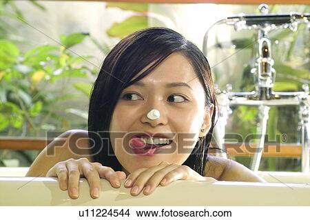 Bathroom, Beauty & Bath, Beauty And Bath, Bathtub, Asian Ethnicity View Large Photo Image Picture - Bathroom, Beauty & Bath, Beauty And Bath, Bathtub, Asian Ethnicity. Fotosearch