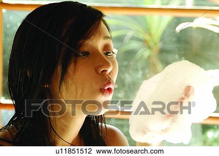 One Young Woman Only, Soap Sud, Asian Ethnicity, One Person, Bathroom, Leisure Activity, Indoor View Large Photo Image Stock Image - One Young Woman Only, Soap Sud, Asian Ethnicity, One Person, Bathroom, Leisure Activity, Indoor. Fotosearch